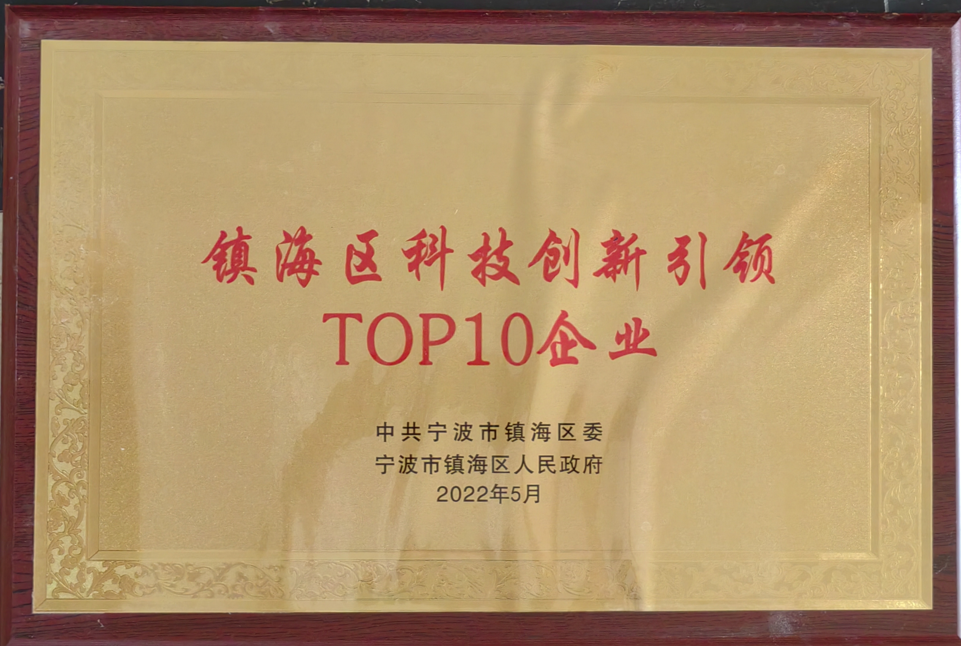 2022鎮海區科技創(chuàng  )新引領(lǐng)TOP10企業(yè).jpg